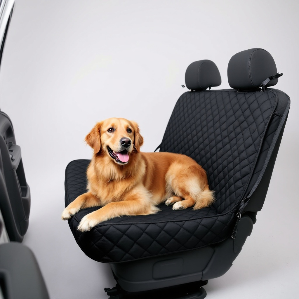 Housse de siège auto avec chien
